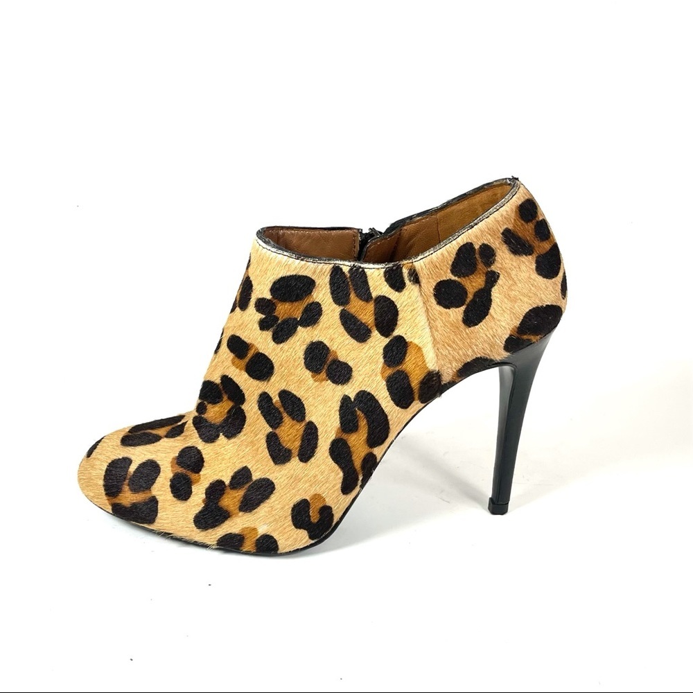 Zara‎ Women’s Booties Cruise Collection Leopard Print Calf Hair Size 40